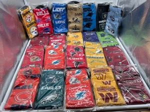 NEW ONE PAIR YOUTH "FOR BARE FEET" OFFICIAL NFL LICENSED CREW SOCKS SHOE 13-3 - Picture 1 of 93