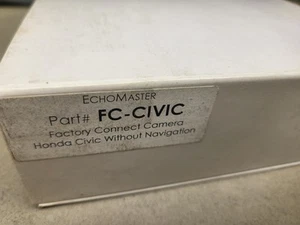 ECHOMASTER, Part# FC-CIVIC, Honda Factory Connect Backup Camera System, NOS - Picture 1 of 2