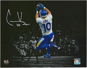 Cooper Kupp Los Angeles Rams Signed 11x14 Catch Spotlight Photo - Picture 1 of 1