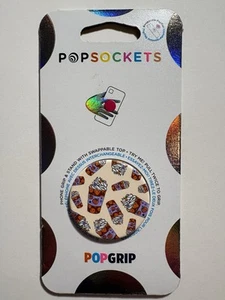 PopSockets PopGrip Intercambiable Superior Teléfono o Tableta Agarre Soporte Calabaza Especias Nuevo - Imagen 1 de 3