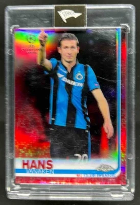 2018 Topps Chrome UEFA Hans Vanaken Red Refractor #9/10 - Image 1 of 2