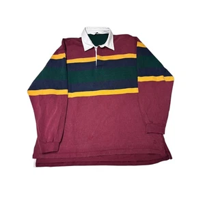 Vintage Brooks Brothers Golden Fleece Rugby Shirt Langarm gestreift Baumwolle XL Herren - Bild 1 von 7