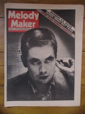 Melody Maker 15 Dec 1979 - Jerry Dammers, Mekons, Queen, Blondie, Sad Cafe Foto 1 de 2