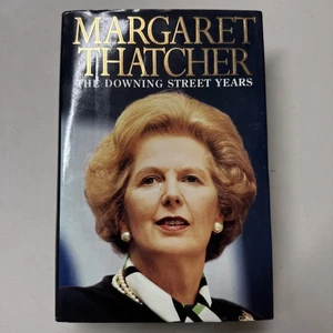 Signed Bookplate "The Downing Street Years" Margaret Thatcher (Hardcover) -B2 - Picture 1 of 12