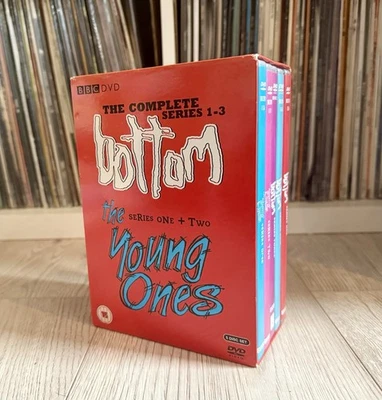 Bottom and The Young Ones - Complete series DVD Boxset Region 2 & 4 Rik Mayall - Image 1 of 4