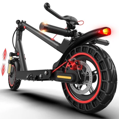Dual Suspension Electric Scooter Adult with Turn Signal Light & Rear Disc Brake - Image 1 of 4
