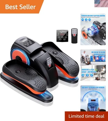 Máquina elíptica debajo del escritorio, ejercitador eléctrico de piernas elíptico para personas mayores... Foto 1 de 4