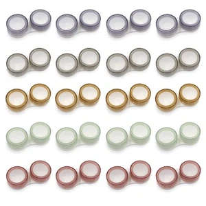 Modixun 20 Pack Clear Contact Lens Case, 5 Colors Leak-Proof Bulk Cases, Comp... - Picture 1 of 7