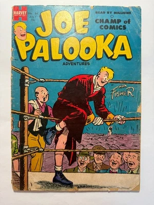 Cómics Harvey de Joe Palooka súper raros #84 G 3,5 1954 Edad de Oro ¡Clásico Harvey!  Foto 1 de 4