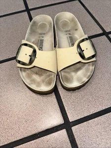 Birkenstock Madrid White Womens Sandals Size 37 - Picture 1 of 5
