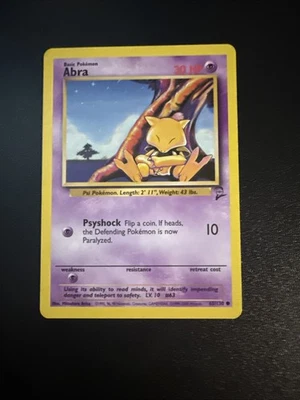 Pokémon TCG - Abra - 65/130 - Common - Base Set 2 [Near Mint] - Image 1 of 2