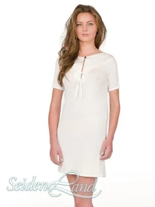 Sleepshirt super weich Micro-Modal mit Spitze Mioko creme weiß 40 von Gattina - Bild 1 von 1