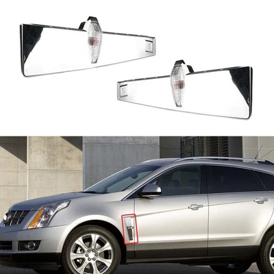 Front Side Marker Light Repeater Fender Panel Trim 2PCS For Cadillac SRX 2010-12 - Image 1 of 4