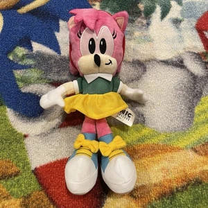 Juguete de peluche Sonic The Hedgehog CLÁSICO AMY Jazwares 2014 8" rechazo de fábrica - Imagen 1 de 7