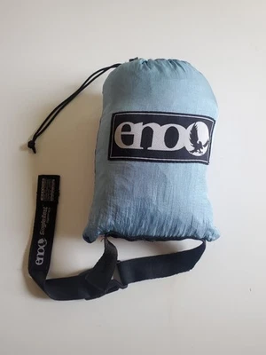 Rede Eno SingleNest. Pó azul e azul royal.  Completo, 2 clipes - Imagem 1 de 4