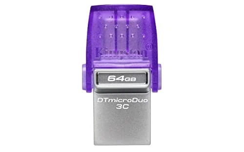 Kingston DataTraveler microDuo 3C USB Flash Drive 64gb (DTDUO3CG3/64GB) - Image 1 of 1