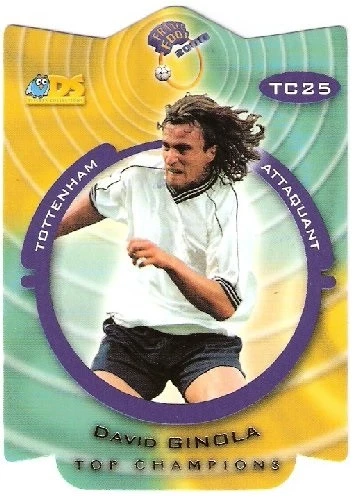 Tarjeta David Ginola Tottenham TC25 DS Francia pie 2000 Foto 1 de 1
