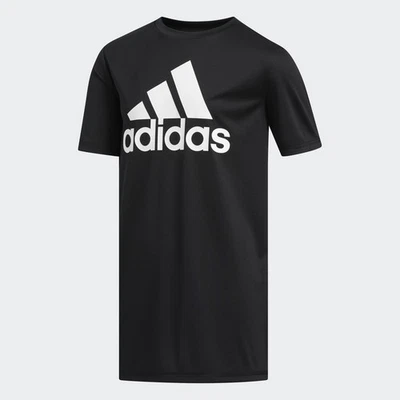 adidas kids Climalite Badge of Sport Tee - Image 1 of 4