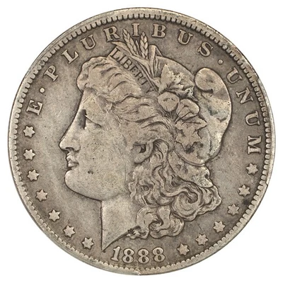 1888-O Morgan Silver Dollar Double Die Obverse " Hot Lips" - Image 1 of 4