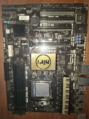 Biostar TA970 Plus Motherboard And AMD FD6300WMW6KHK Processor. - Image 1 of 4