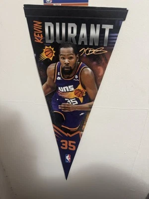 Вымпел премиум-класса Phoenix Suns Kevin Durant 12x30 лицензированный NBA - Изображение 1 из 2