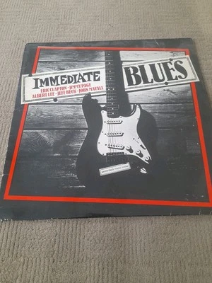 ERIC CLAPTON  & GUESTS - IMMEDIATE BLUES 1980 ORIGINAL COMPILATION VINYL LP VGC+ - Image 1 of 2