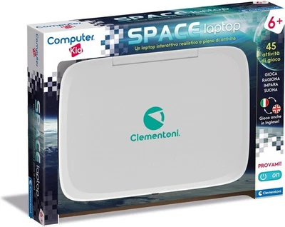 Clementoni 16426 Computer Kid Space Laptop Gioco Educativo Elettronico Parlante - Immagine 1 di 4