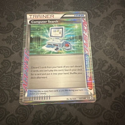 Pokémon TCG Computer Search 137/149 Boundaries Crossed Holo - Image 1 of 2