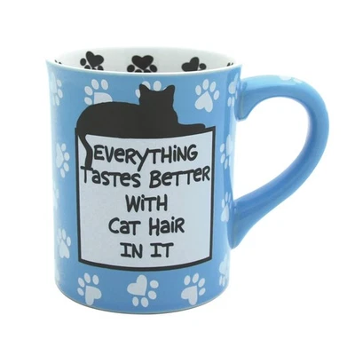 Taza de gres Our Name is Mud “Cat Hair”, 16 oz. Foto 1 de 4