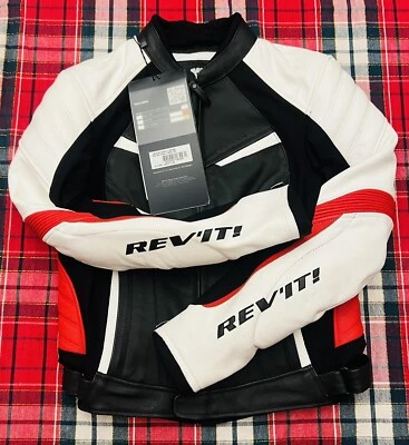 NWT REV’IT Women’s XENA Armored Leather Motorcycle Jacket Size 40 - Image 1 of 4