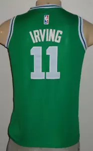 Kyrie Irving #11 Boston Celtics Team NBA Sewn Gren Basketball Jersey Youth XL - Picture 1 of 8