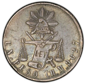 Mexico - 1872 CH M Republic Peso - PCGS XF Details - NICE ORIGINAL TONING! - Picture 1 of 5