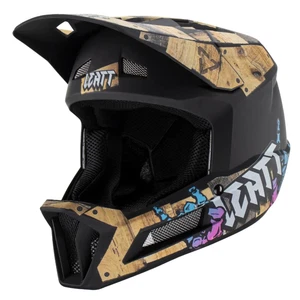 Leatt 2.0 V23 Gravity Woody MTB Mountain Bike Helmet Brown - Picture 1 of 5