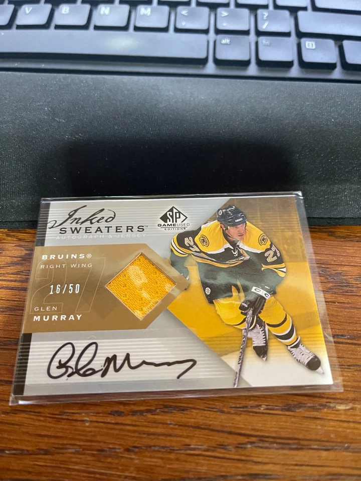 2007-08 SP Game Used Inked Sweaters #ISGM Glen Murray AUTOGRAPH - Image 1 of 1