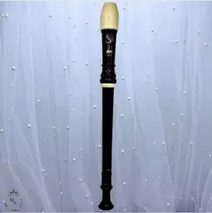 Soprano Recorder Flute Black Musical Instrument Flutaphone Classic Flauta - Picture 1 of 5