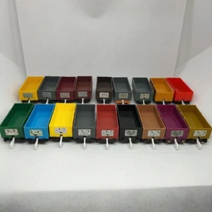 Thomas & Friends TOMY Plarail Trackmaster Freight Car 18 Set Tain Engine Used JP - Picture 1 of 3