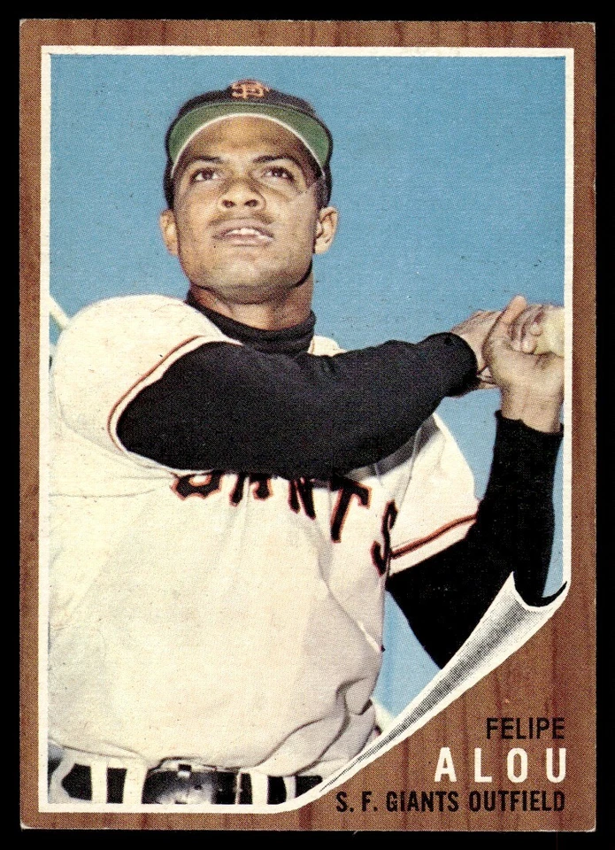 1962 Topps Felipe Alou San Francisco Giants #133A - Imagem 1 de 2