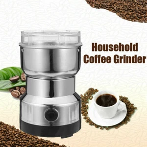 Electric Grinder Coffee Bean Spice Herbs Mill Blade Grinder Blender Kitchen Tool - Picture 1 of 7