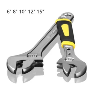 Quality Adjustable Wrench Tool Heavy Duty 6" 8" 10" 12" 15" Carbon steel Spanner - Bild 1 von 16