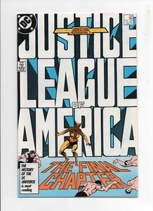 JUSTICE LEAGUE OF AMERICA #261 Low Print FINAL ISSUE DC Legends 1987 - Picture 1 of 2