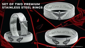 The Crow Loot Crate Exclusive Limited Edition Ring Set - Size 5 - Picture 1 of 5