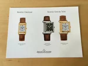 Usato - Press Kit REVERSO CLASSIQUE REVERSO GRANDE TAGLIA Jaeger-LeCoultre - Foto 1 di 1