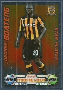 TOPPS MATCH ATTAX 2008-09-HULL CITY-STAR PLAYER-GEORGE BOATENG-SILVER FOIL - Picture 1 of 1