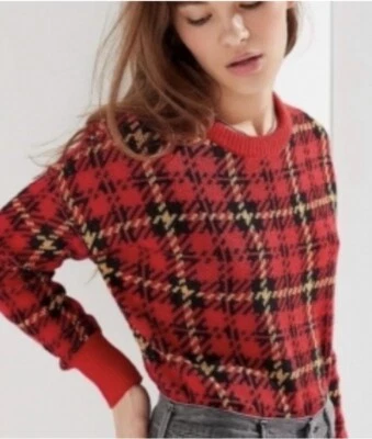 URBAN OUTFITTERS | Suéter a Cuadros Cuello Redondo Pequeño Foto 1 de 4