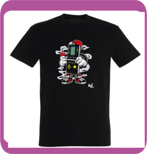 T-SHIRT BRIK GAMES RETRO  NEW  BJ STYLE   HUMOR   ESTATE VINTAGE  MAGLIA MODA  - Foto 1 di 3