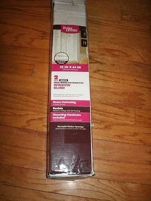 Persiana VENETIAN blanca 2 imitación madera 23 X 64 mejor hogar y jardines BH13-014-116-01 Foto 1 de 4