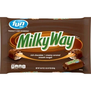 Milky Way Fun Size Milk Chocolate Candy Bars - 18.47 oz Bag - Picture 1 of 9