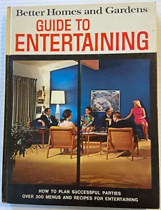 Better Homes & Gardens Guide to Entertaining 1969 1st Printing MCM Architecture - Picture 1 of 9