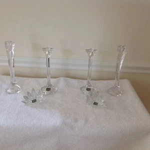 Mikasa Crystal Candlesticks 3 Different Sets - Picture 1 of 1