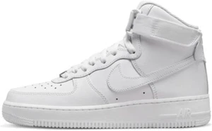 Nike Women's Air Force 1 High (White/White-White-White, US Footwear Size System, - Picture 1 of 5